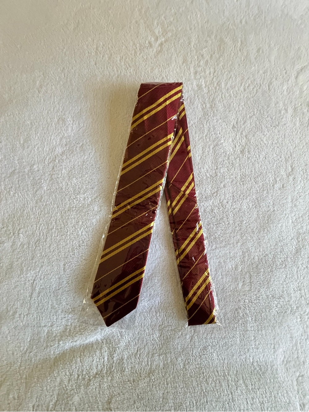 Harry Potter Gryffindor Style Kids Burgundy & Gold Costume Tie